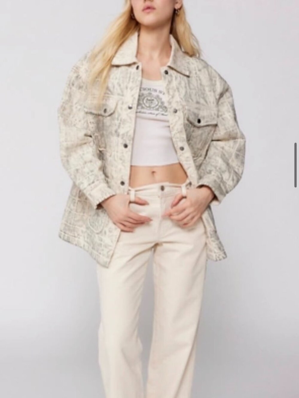 Urban Outfitters Gemma Quilted Chore Jacket